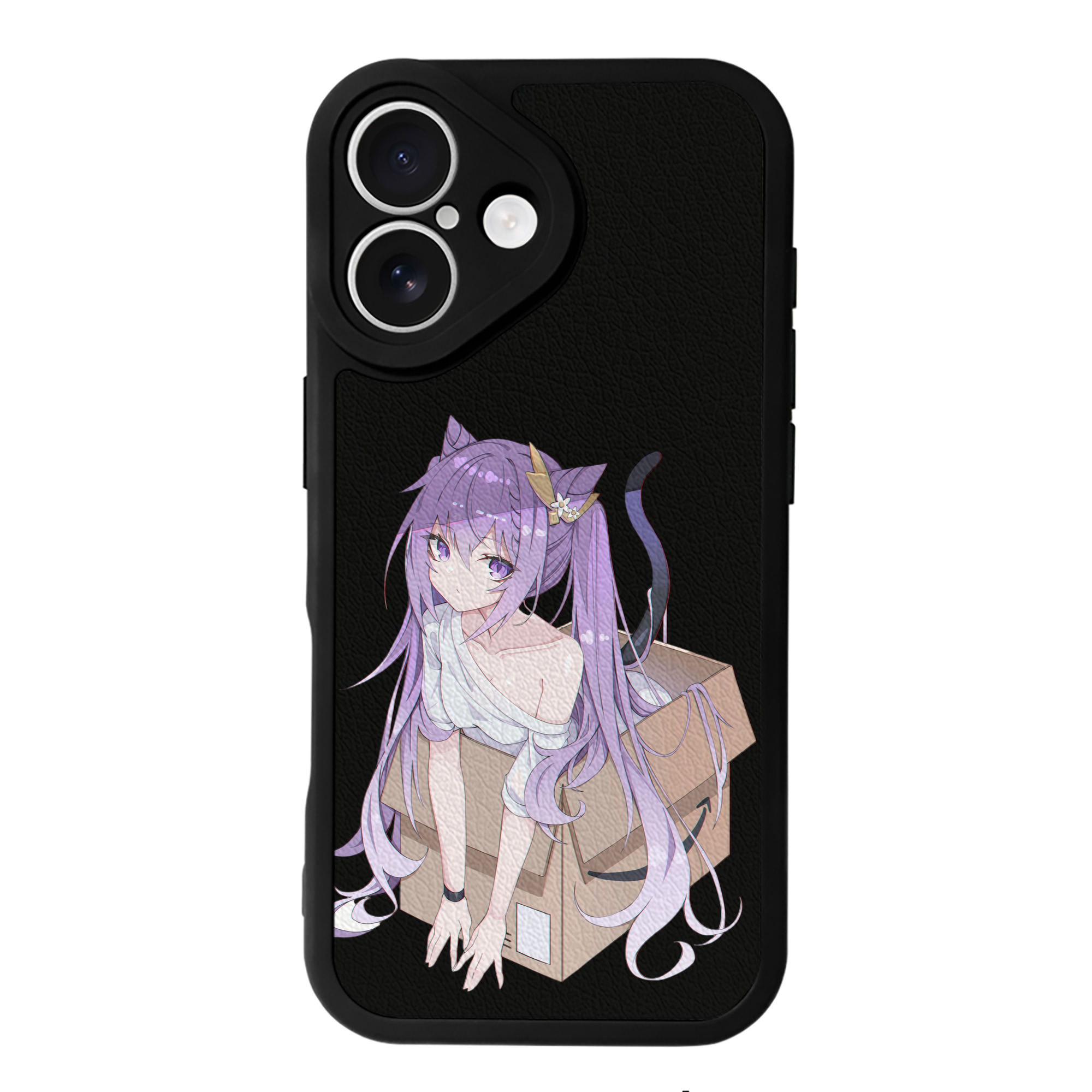 げんし神 刻晴 こくせい genshin Kokusei 【iPhone 16シリーズ対応】シリコンスマホケース（レザー調） 材質：シリコン